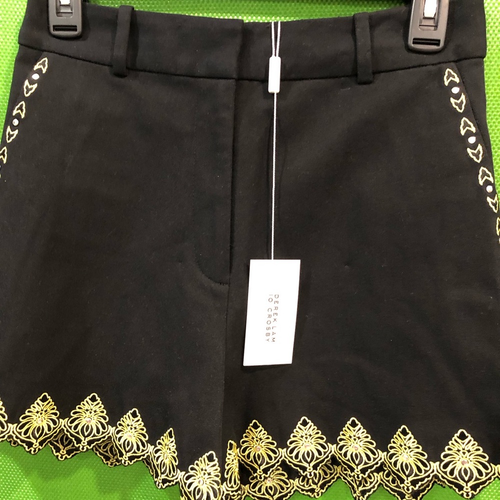 Derek Lam 10 Crosby
Lilo Embroidered Shorts
